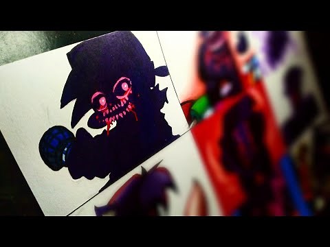 Drawing EVIL BOYFRIEND In Different Styles | FRIDAY NIGHT FUNKIN