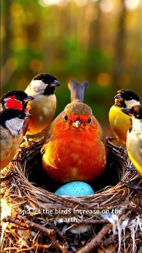 6.God Creates Fish and Birds🐟🕊 | Genesis 1:21–23 | Bible Shorts l Bible Verse