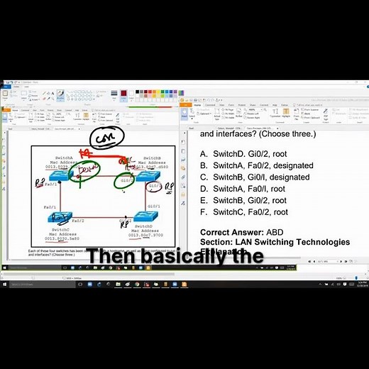 06 Identifying Designated Ports in STP