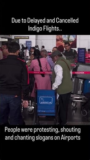 IndiGo delayed and cancelled flights created chaos on the airports
