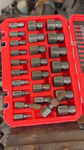 Multispline Screw Extractor Set a professional-grade kit designed to remove damaged broken stripped