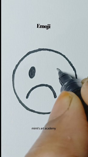 Cute Emoji Drawing Tutorial 😊#emojii #cuteart #easydrawing #funsketch #stepbystep | Mimi's Art Academy