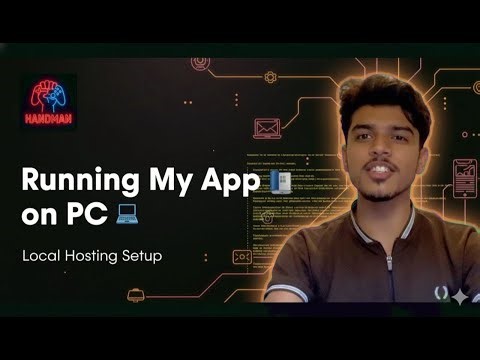 Running My AI App Locally on PC | Hosting with HTML, CSS & JS