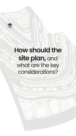 How should the site plan, and what are the key considerations? #urbanplanning #architecture