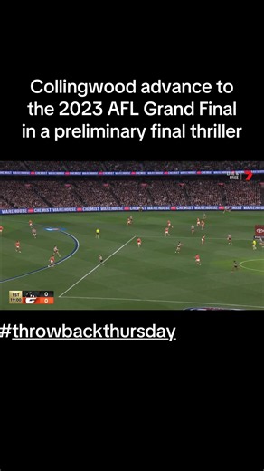 When Hoskins-Elliott took that mark… #afl #collingwood #throwbackthursday #2023 #wearewoodsunited