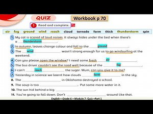 Grade 6 English Module 7 Quiz Part 1