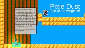 PIXIE DUST: Tale of the wingless! Windows, Web game