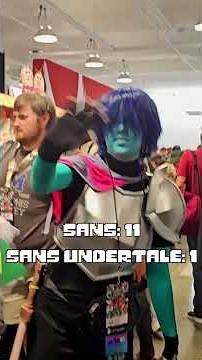 How many times I got called "Sans Undertale" at Dragon Con 2025 in my Sans Cosplay