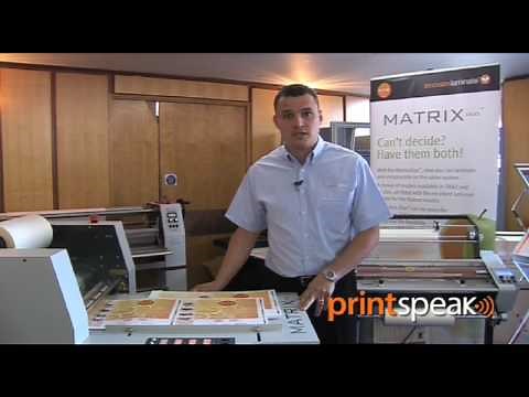 Quick Demo, Vivid Laminating Matrix 530 laminator
