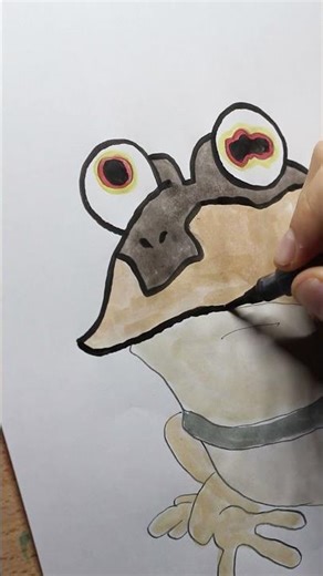 Mesmerized yet? #HypnoToad #Futurama #FanArtFriday #WatercolorIllustration
