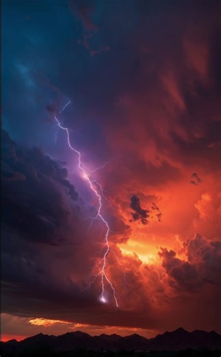 Every flash of lightning tells a story the sky has been holding in ⚡️ #trending