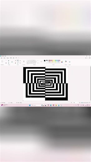 “Your eyes will be confused! 😲 MS Paint Illusion Magic.