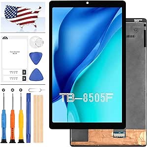 Screen Replacement for Lenovo Tab M8 HD PRC Row TB-8505F TB-8505X TB-8505 8.0inch LCD Display Touch Panel Digitizer Matrix Full Glass Lens Assembly with Free Tools