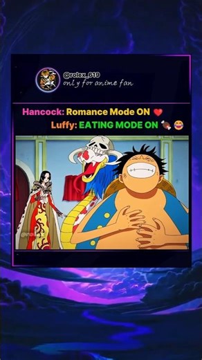 Love vs Food.. Who Won? 💖😄[ ONE PIECE ]