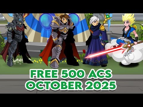 AQW Get 500 Free ACs in October 2025