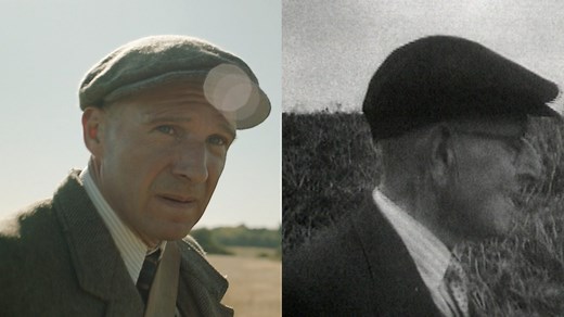 The Dig: Archive shows real-life archaeologist from Netflix film