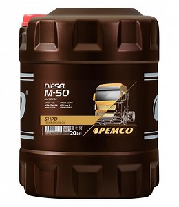 Engine oil PEMCO Truck SHPD DIESEL M-50 SHPD 20W50 20l MB 228.3 MB 229.1, PM0702-20 | AUTODOC price and review