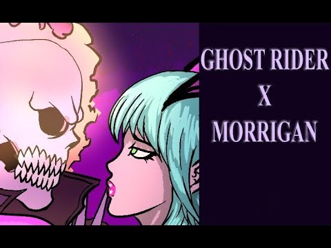 Drawing Ghost Rider X Morrigan