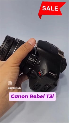 Canon EOS Rebel T3i DSLR Camera Body | 18MP APS-C Sensor | Full HD Video (Code: AB40)...#canon #t3i