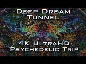 Deep Dream Tunnel Trip 4K - Psychedelic Fractal Ayahuasca DMT Experience in UltraHD
