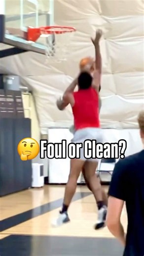 🤔Foul or Clean? #Basketball #Foul #Clean #Eyes #Look