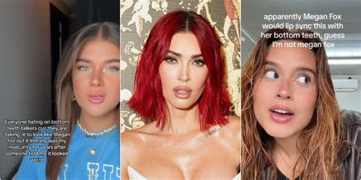 Megan Fox bizarrely blamed for 'bottom teeth talker' trend