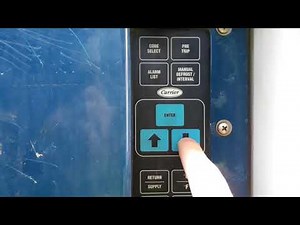 Tutorial - Carrier - Changing Defrosting Interval