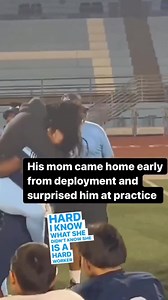 11M views · 509K reactions | Im not crying YOU’RE crying… Ok… I’m crying. Amazing!! #Repost @goodnews_movement Mom came home early from deployment and surprised her son at football practice... I love that before the surprise, he was telling the team what mom meant to him.  ❤️  @sdprepinsider | Jay Glazer | Facebook