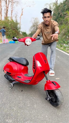 Best Of Toy Red Vaspa Scooter Unboxing Testing