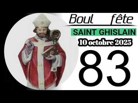 Men tout boul saint Ghislain pour 10 octobre 2025