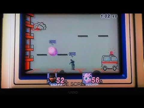 Super Smash Bros. Brawl - Group (Snake vs. Jigglypuff)