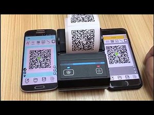How to print qr code labels in android&ios phone for Milestone L5801