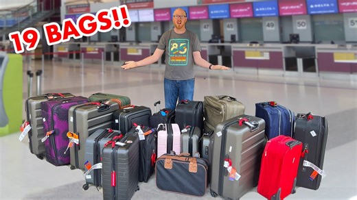 1.6M views · 17K reactions | Saying Goodbye: Checking In 19 BAGS on a Flight! | Noel Philips | Facebook