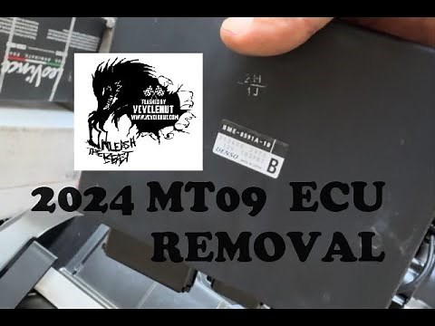 2024 Yamaha MT09 ecu removal, Flashed by Vcyclenut