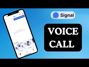 How to Voice Call on signal 2025?