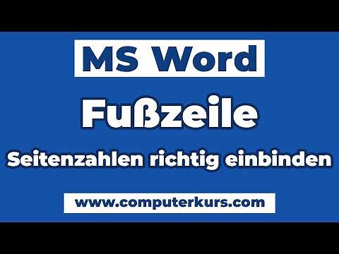 📄 Word Fußzeile & Felder – Seitenzahl, Dateiname & mehr automatisch einfügen!