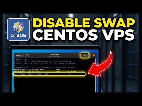 How to disable swap on CentOS VPS with fstab changes - Beginner Guide