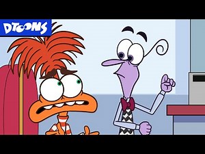 INSIDE OUT EMOTIONS Visit Cartoon Cafe | Cartoon Crossovers By Dtoons