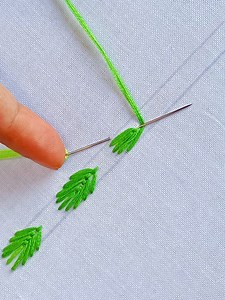 59K views · 2.5K reactions | how to do fly stitch for beginners. hand embroidery tutorial step by step tutorial | Basic Embroidery ABC | Facebook
