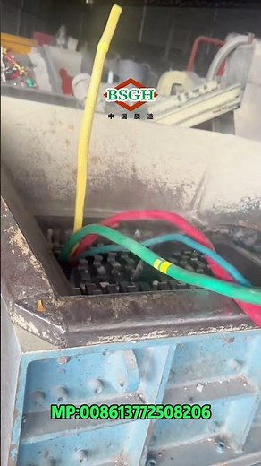 Heavy-Duty Double Shaft Shredder for Waste Cables Multi-Core Cable Shredder & Copper Wire Shredder