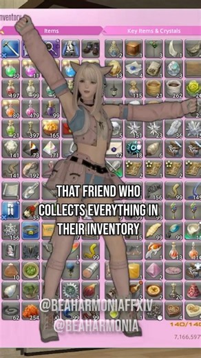 Just a small inventory problem #ff14 #ffxiv #ffshorts