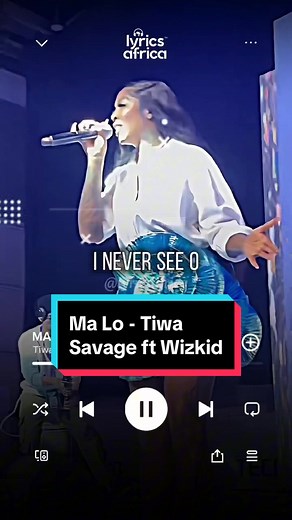 Tiwa Savage ft Wizkid - Ma Lo (Lyrics) | Afrobeats Song with Lyrics
