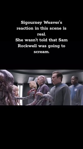 Sigourney Weaver's Genuine Reaction in Galaxy Quest Scene