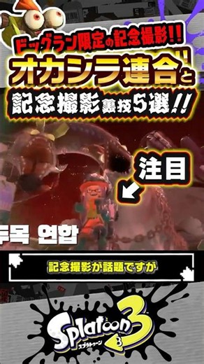 [Limited Time Offer] 5 Secret Tips for Taking Photos with the Okashira Alliance #Splatoon3 #splat...