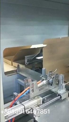 Automatic cardboard carton box folding forming machine