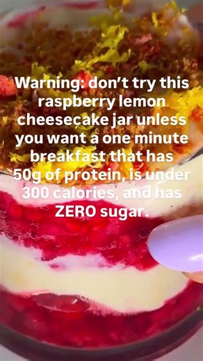 🎂🍋♥️ Comment “DM” to get a DM for this Weight Loss Raspberry Lemon Cheesecake recipe + 7 bonus