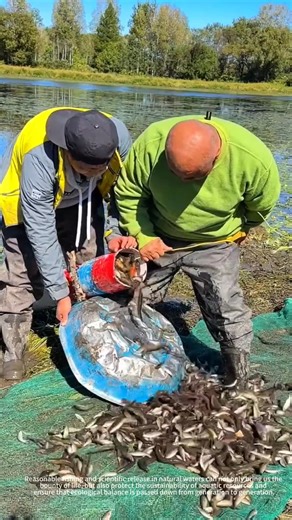 River fishing process#fish