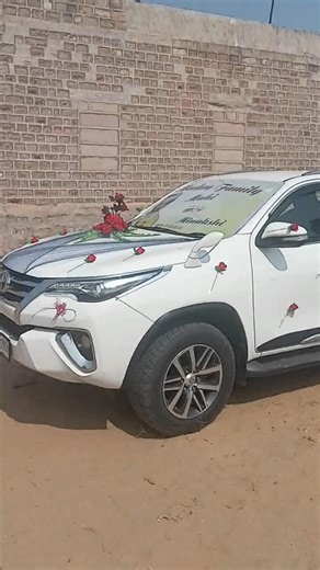 Trending Car Decoration For Wedding Ceremony Programe 🌹🌹🌹 #shortsfeed #youtubeshorts #shorts