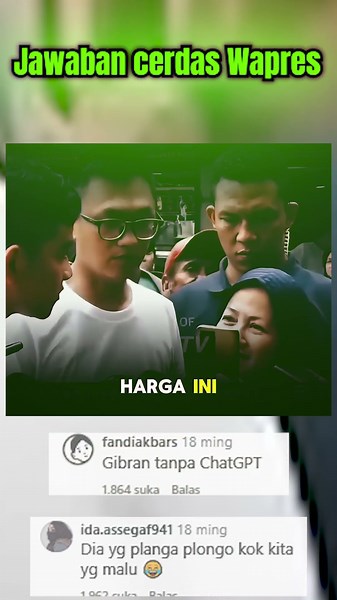 Gibran's intelligent answer when interviewed by the media, to the point where you don't understan...