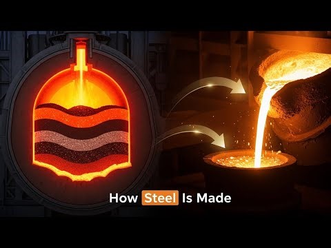How Steel Is Made in a Blast Furnace | The Making Of Steel Production Process
